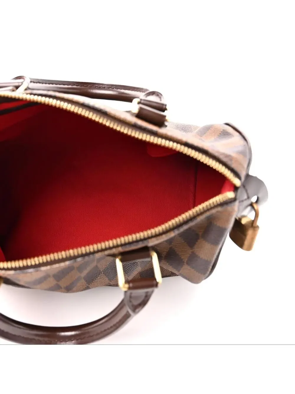 Louis Vuitton Damier Ebene Speedy 25 #339610L12B